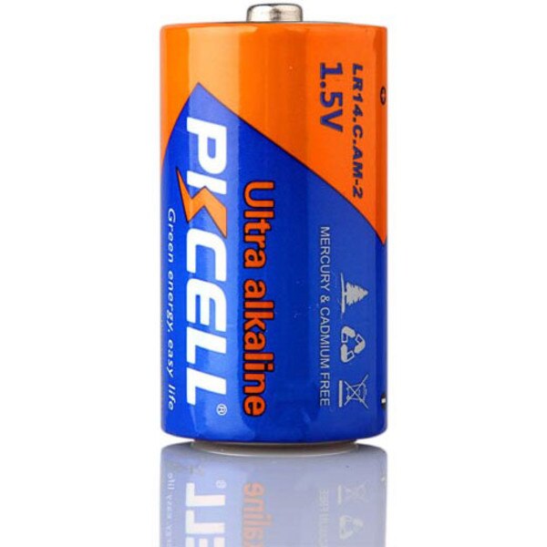 Main product image for PKCELL 1.5V C Ultra Alkaline Battery 2-Pack142-223